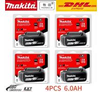 Batterie authentique Makita 9000mAh 2026, batterie pour outils 18V très vendue, remplaçable pour DHR202 DJV182 DDF487 DTW700 DGA404 DTD173 3PCS 6.0Ah