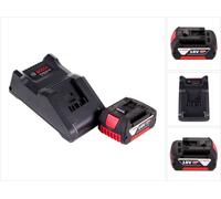 Bosch Professional Pack batterie GBA 18V 4.0 Ah + chargeur rapide GAL 18V-40