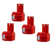 Batterie, capacité 5000 mAh, compatible avec plusieurs outils électriques, lot de 4 batteries de 5,0 Ah, 12 V