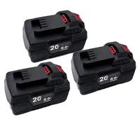 Batterie, capacité 6000 mAh, compatible avec les outils Parkside 20V, lot de 3 batteries PKSD-20V 6.0AH