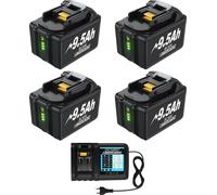 Batterie, capacité 9500mAh, large compatibilité, 4 95ah avec chargeur, 18V