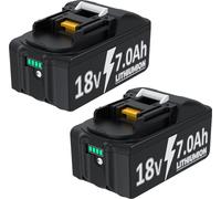 Batterie compatible 18V pour Makita, batterie de rechange Li-Ion, beige, compatible avec BL1830/BL1860B
