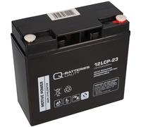 Batterie compatible 6FM18 6-FM18 6FM20 6-FM-20 12LCP-23 12V - 23Ah Batterie au plomb Type de cycle QB