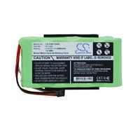 Batterie compatible avec Fluke BP120MH, B11483, 123, 123S, 120, 43, 43B - 4,8 V 3000 mAh, pour 123S (Firmware < V2.0)