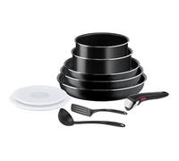 Batterie Cuisine Ingenio 10 Pièces, Poêles, Casseroles, Couvercles, Poignée Amovible, Antiadhésif, Empilable, Fabriquée En France