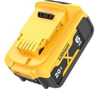Batterie DCB200, batterie de rechange pour outils électriques DeWalt 20V/18V, Li-Ion 6Ah 6000mAh, gris
