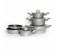 Batterie De Cuisine 10 Pièces Argenté Roylaty Line Rlt01010-Sil