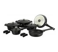 Batterie de cuisine 14 pièces Noir Royalty Line RLOS1014-BLK