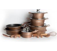 Batterie de cuisine 17 pièces Cuivre Royalty Line RLES2014M-COP