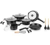 Batterie de cuisine 17 pièces Noir Royalty Line RLES2014M-BLK