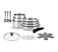 Batterie de cuisine 18 pièces Acier inoxydable 18/10 Haute gamme Arthur Martin AM2247