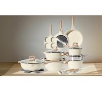 Just Perfecto JL-721 : Batterie de cuisine en granit 21 pièces - Beige