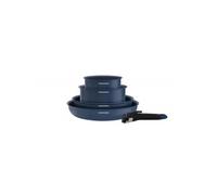 Batterie de cuisine 5 pièces poignée amovible Bleu Arthur Martin AM8896