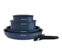 Batterie de cuisine 5 pièces poignée amovible Bleu Arthur Martin AM8896