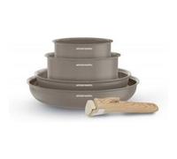 Batterie de cuisine 5 pièces poignée amovible Taupe Arthur Martin AM9192 Même couleur que AM1052