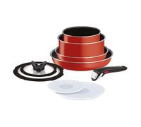 Batterie de cuisine 9 pièces Ingenio Paprika Red Tefal - Tous feux sauf induction - L1519292