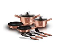 Cuisson Berlinger Haus ensemble de casseroles Metallic Rose Gold BH6142