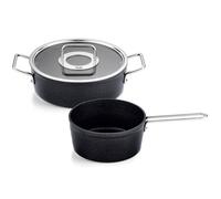 Batterie de cuisine ADAMANT, set de 2, noir, aluminium, Fissler
