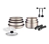 Batterie de cuisine Arthur Martin AM133CH 15 pièces - Aluminium - Poignée amovible - Tous feux dont induction