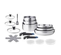 Batterie de cuisine 20 pièces Acier inoxydable 18/10 Haute gamme Arthur Martin AM2254