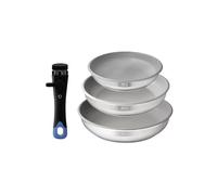 Batterie de cuisine Arthur Martin Set amovible de 3 poêles revêtement céramique AM2008
