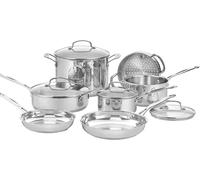 Batterie de Cuisine Cuisinart 77-11G, Acier Inoxydable, 11 Pièces, Tous Feux dont Induction