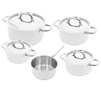 Batterie de cuisine Demeyere Classico 3 en inox - set de 5 casseroles avec couvercle, y compris poêlon - batterie de cuisine pour induction et toutes autres cuisinières - 10 ans de garantie