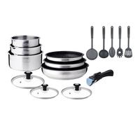 Batterie de cuisine inox avec manche amovible 15 pieces Arthur Martin AM1275