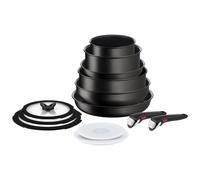 Batterie de cuisine INGENIO UNLIMITED L7639002, set de 13 pc, noir, aluminium, Tefal