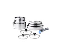 Batterie De Cuisine Inox 10 Pcs Arthur Martin AM8411