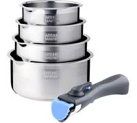 Batterie de cuisine inox 5 pcs avec manche amovible Arthur Martin AM7457