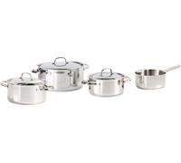 Batterie de Cuisine Inox 7 Pièces, Tous Feux Dont Induction, COSY & TRENDY DAILY, Faitouts 18/20/24 cm, Casserole 16 cm