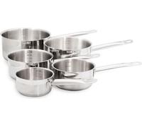 Batterie de Cuisine Inox, Tous Feux Dont Induction, Baumalu, 5 Pièces 12 à 20 cm, Gris