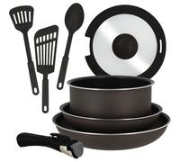 Batterie De Cuisine Menastyl 8 Pcs Alu Amovible
