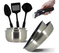 Batterie de cuisine MENASTYL 8 pcs inox amovible