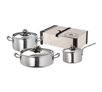 Batterie de cuisine OPUS PRIMA, set de 6 pc, argent, acier inoxydable, Ruffoni