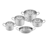 Batterie de cuisine ORIGINAL PROFI, avec poêle, set de 5 pc, argent, acier inoxidable, Fissler