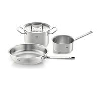 Batterie de cuisine ORIGINAL-PROFI COLLECTION, set de 3 pc, 1,4 l/ 2 l/ 4 l, acier inoxydable, Fissler