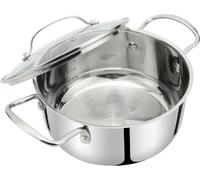 Batterie de cuisine robuste et durable pour la cuisine moderne Marmite à rôtir avec couvercle ? 28cm