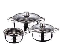 Batterie de cuisine - SAN IGNACIO - Cassel - 5 pièces - Acier inoxydable - Induction compatible