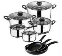 Batterie de cuisine San Ignacio Cune 8 pièces + 3 poêles en aluminium pressé