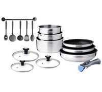 Batterie de cuisine Set 15 Pcs INOXAM1275 Argent Métal