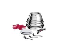 Batterie de cuisine Tefal Ingenio Cook Eat set Inox 15p Casseroles, poeles et ustensiles L881SF04