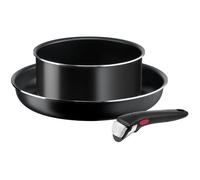Batterie de cuisine - TEFAL - Ingenio Easy Cook N Clean - 3 pièces - Aluminium - Antiadhésif