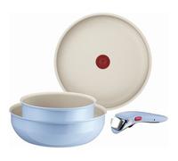 Batterie de cuisine - TEFAL - Ingenio Serenity - 4 pièces - Revêtement antiadhésif - Poignée amovible sécurisée