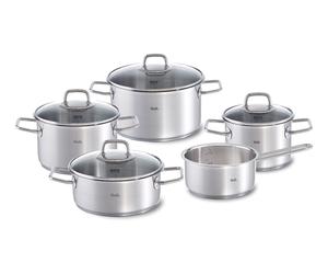Batterie de cuisine VISEO, 5 pièces, Fissler