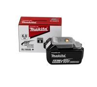 Batterie de rechange 18 V 6,0 Ah compatible avec Makita LXT - BL1860B System Batterie Li-Ion avec indicateur LED pour outils électriques 18 V