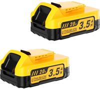 Batterie de rechange 20V DeWalt, Li-Ion compatible avec DCBP034/DCBP518, 3500 mAh, compacte, grise