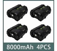 Batterie de rechange 56 V - Pack batterie Li-Ion - 8,0 Ah / 8 000 mAh - Compatible avec les modèles BA2800/BA4200/BA1400 - Lot de 4