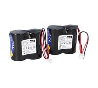 Batterie de rechange ABUS pour sirène extérieure sans fil 2WAY 3 V Panasonic Powerline - Noir - 2 LR20 - Compatible avec Abus FU8220, FU8222 et FUSG50000